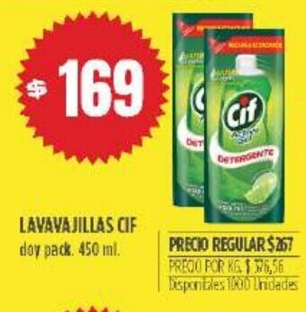 Supermercados Vea Lavavajillas Cif oferta