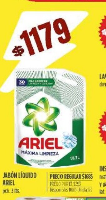 Supermercados Vea Jabon Liquido Ariel oferta