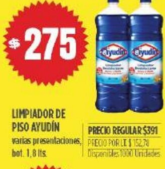 Supermercados Vea Limpiador De Piso Ayudin oferta