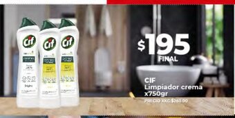 Supermayorista Vital Cif Limpiador Crema x 750 gr oferta