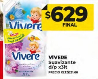Supermayorista Vital Vivere Suavizante d/p x3lt oferta