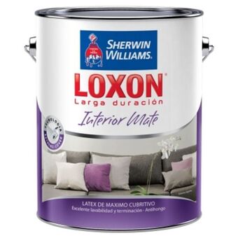 Pinturerías Rex Latex interior loxon mate blanco 10 lts sherwin williams oferta