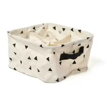 Pinturerías Rex Contenedor organizador cuadrado tela c/manija 20x20x11cm triangulo oferta