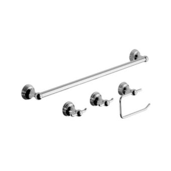 Pinturerías Rex Set accesorios juego baño griferia hydros kiss plus kit 4 piezas oferta