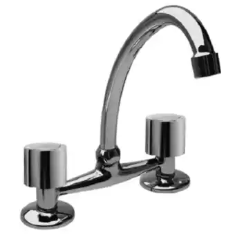 Pinturerías Rex Canilla de cocina grifería doble comando mesada hydros viva plus oferta