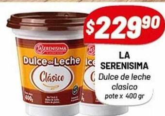 Almacor La serenisima dulce de leche clasico oferta