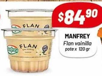 Almacor Manfrey flan vainilla oferta