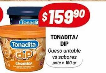 Almacor Tonadita dip queso untable vs sabores oferta