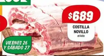 Almacor Costilla novillo oferta