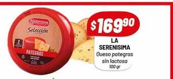Almacor La serenisima queso pategras sin lactosa oferta