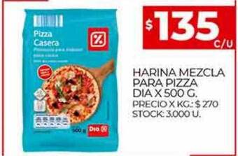 Supermercados DIA Harina mezcla para pizza dia oferta