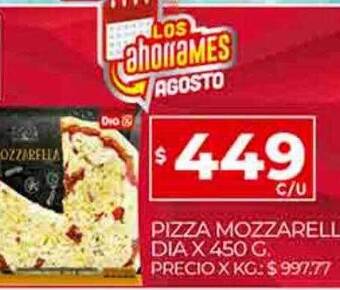 Supermercados DIA Pizza mozzarella dia oferta
