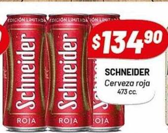 Almacor Schneider cerveza roja oferta