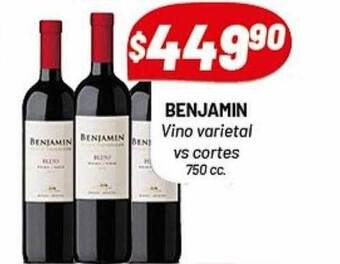 Almacor Benjamin vino varietal vs cortes oferta