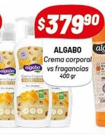 Almacor Algabo crema corporal vs fragancias oferta