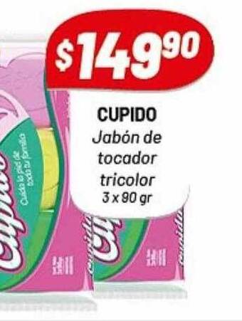 Almacor Cupido jabón de tocador tricolor oferta