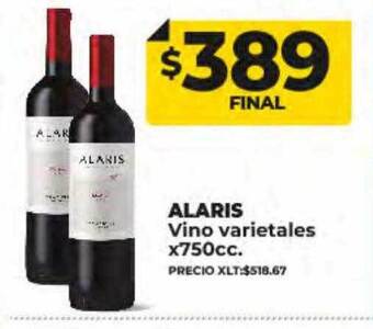 Supermayorista Vital Alaris vino varietales oferta