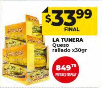 Supermayorista Vital La tunera queso rallado oferta