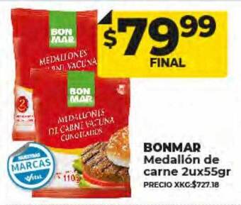 Supermayorista Vital Bonmar medallón de carne oferta