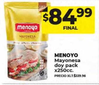 Supermayorista Vital Menoyo mayonesa doy pack oferta