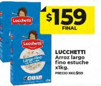 Supermayorista Vital Lucchetti arroz largo fino estuche oferta