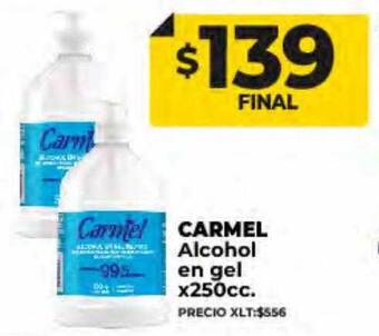 Supermayorista Vital Carmel alcohol en gel oferta
