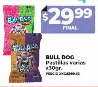 Supermayorista Vital Bull dog pastillas varias oferta