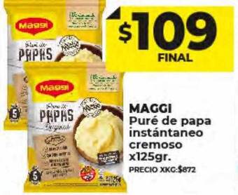 Supermayorista Vital Maggi puré de papa instántaneo cremoso oferta