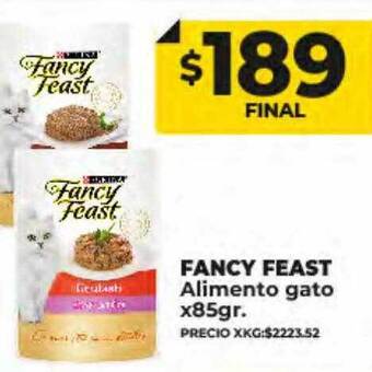 Supermayorista Vital Fancy feast alimento gato oferta