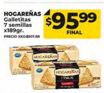 Supermayorista Vital Hogareñas galletitas 7 semillas oferta