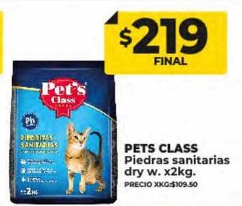 Supermayorista Vital Pets class piedras sanitarias dry w. oferta