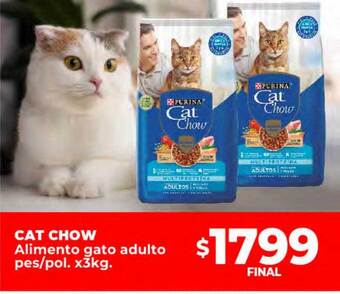 Supermayorista Vital Cat chow alimento gato adulto pes pol. oferta