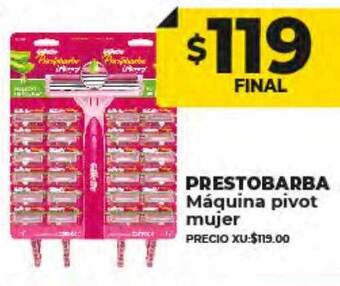 Supermayorista Vital Prestobarba máquina pivot mujer oferta