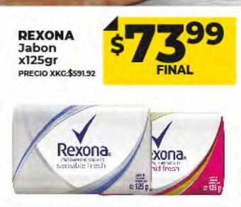 Supermayorista Vital Rexona jabon oferta