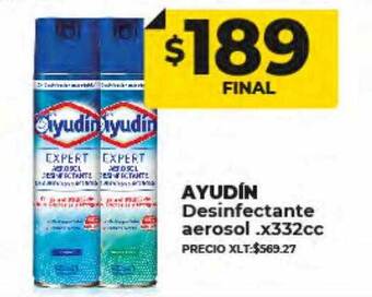 Supermayorista Vital Ayudín desinfectante aerosol oferta