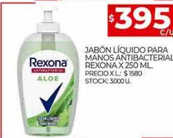 Supermercados DIA Jabón líquido para manos antibacterial rexona oferta