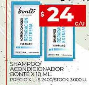 Supermercados DIA Shampoo acondicionador bonté oferta