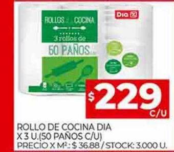 Supermercados DIA Rollo de cocina dia oferta