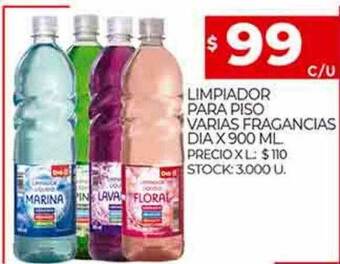 Supermercados DIA Limpiador para piso varias fragancias dia oferta