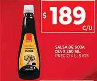Supermercados DIA Salsa de soja dia oferta