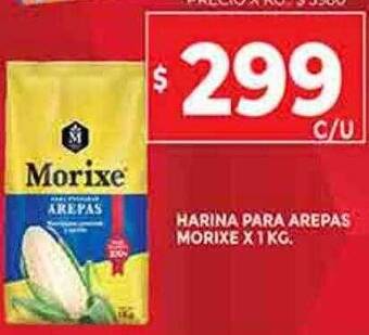 Supermercados DIA Harina para arepas morixe oferta