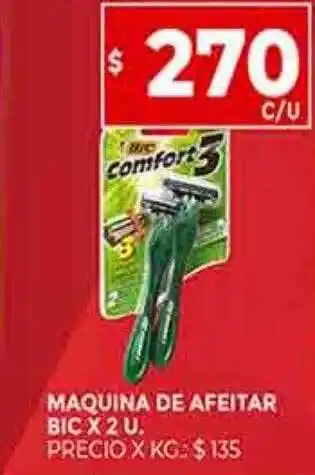 Supermercados DIA Maquina de afeitar bic oferta