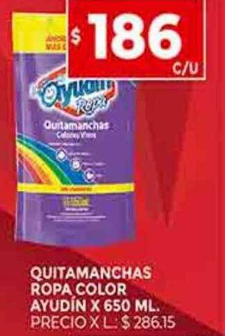 Supermercados DIA Quitamanchas ropa color ayudín oferta