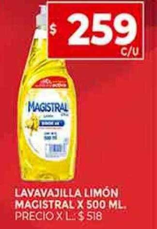 Supermercados DIA Lavavajilla limón magistral oferta