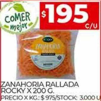 Supermercados DIA Zanahoria rallada rocky oferta