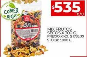 Supermercados DIA Mix frutos secos oferta