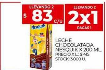 Supermercados DIA Leche chocolatada nesquik oferta