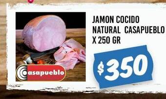 Supermercados Zeta Jamon cocido natural casapueblo oferta