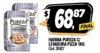 Supermercados Yaguar Pureza Harena C/Levadura Pizza 1kg oferta