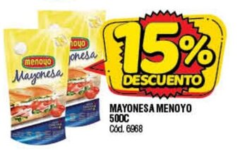 Supermercados Yaguar Menoyo Mayonesa 500cc oferta